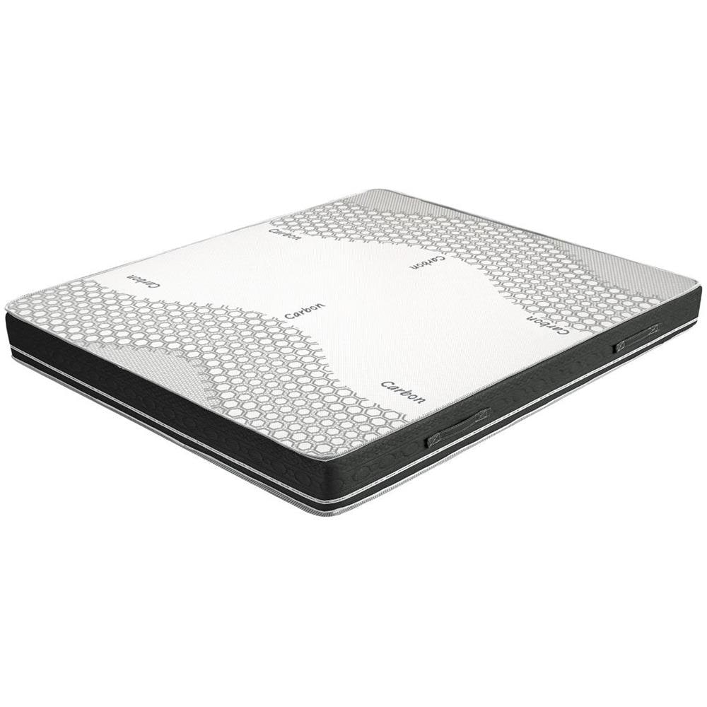 Materasso Molle Insacchettate Una piazza e mezza 120x200, alto 22 cm - Rivestimento Carbon. | Jolie - Foto 1