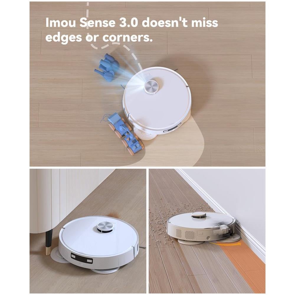 Robot Aspirapolvere con Base Autopulente RV3 Wi-Fi Colore Bianco - Foto 2