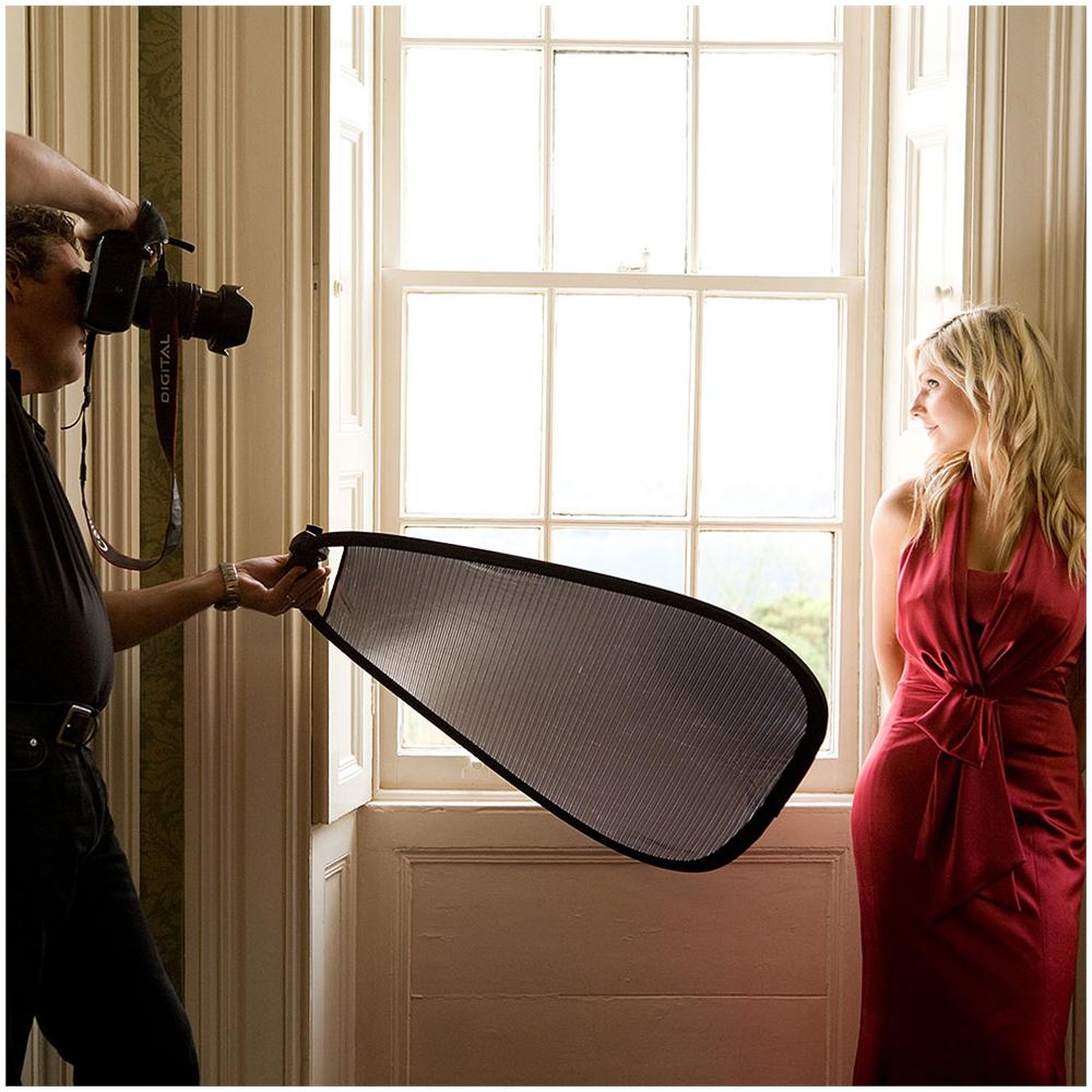 Pannello Riflettente TriGrip Argento / Bianco Diametro 75cm - Foto 5