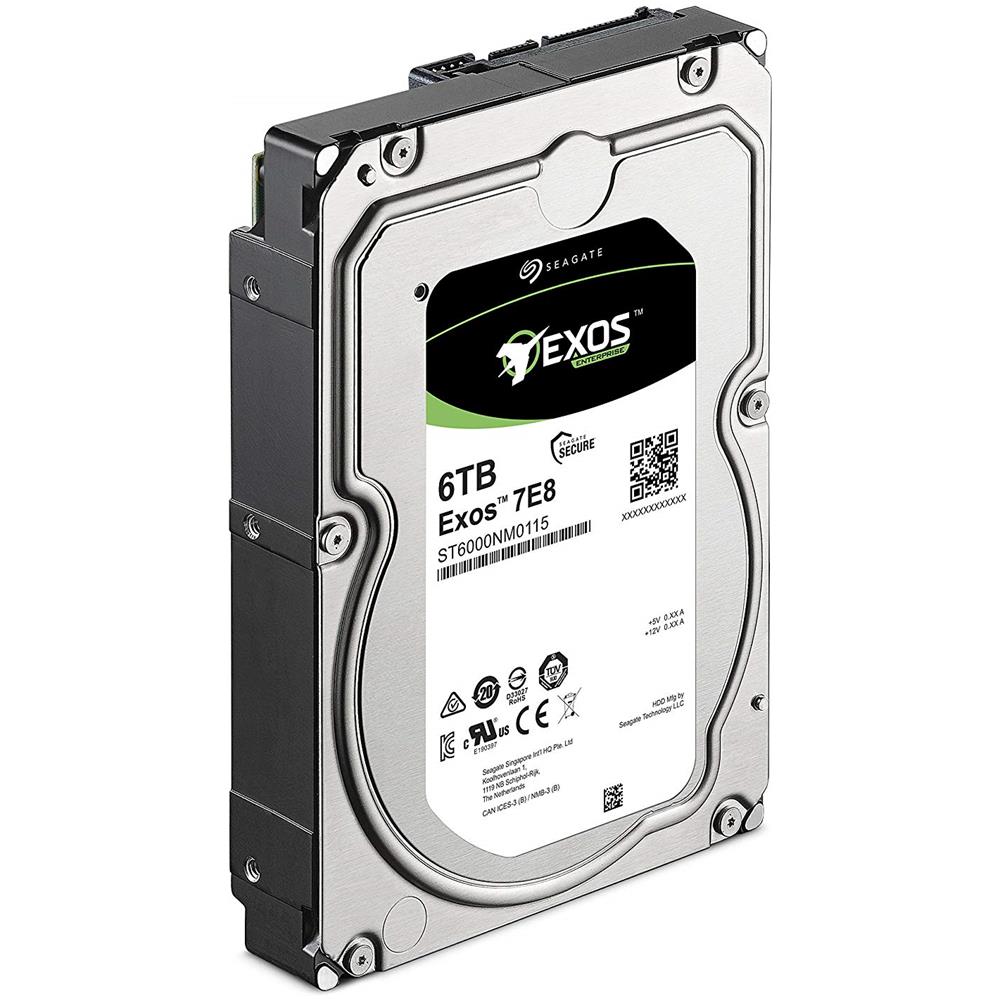 Hard Disk Interno Exos E Capacità 6 TB 3.5" Interfaccia SATA 6 Gb / s Buffer 256 MB 7200 rpm - Foto 1