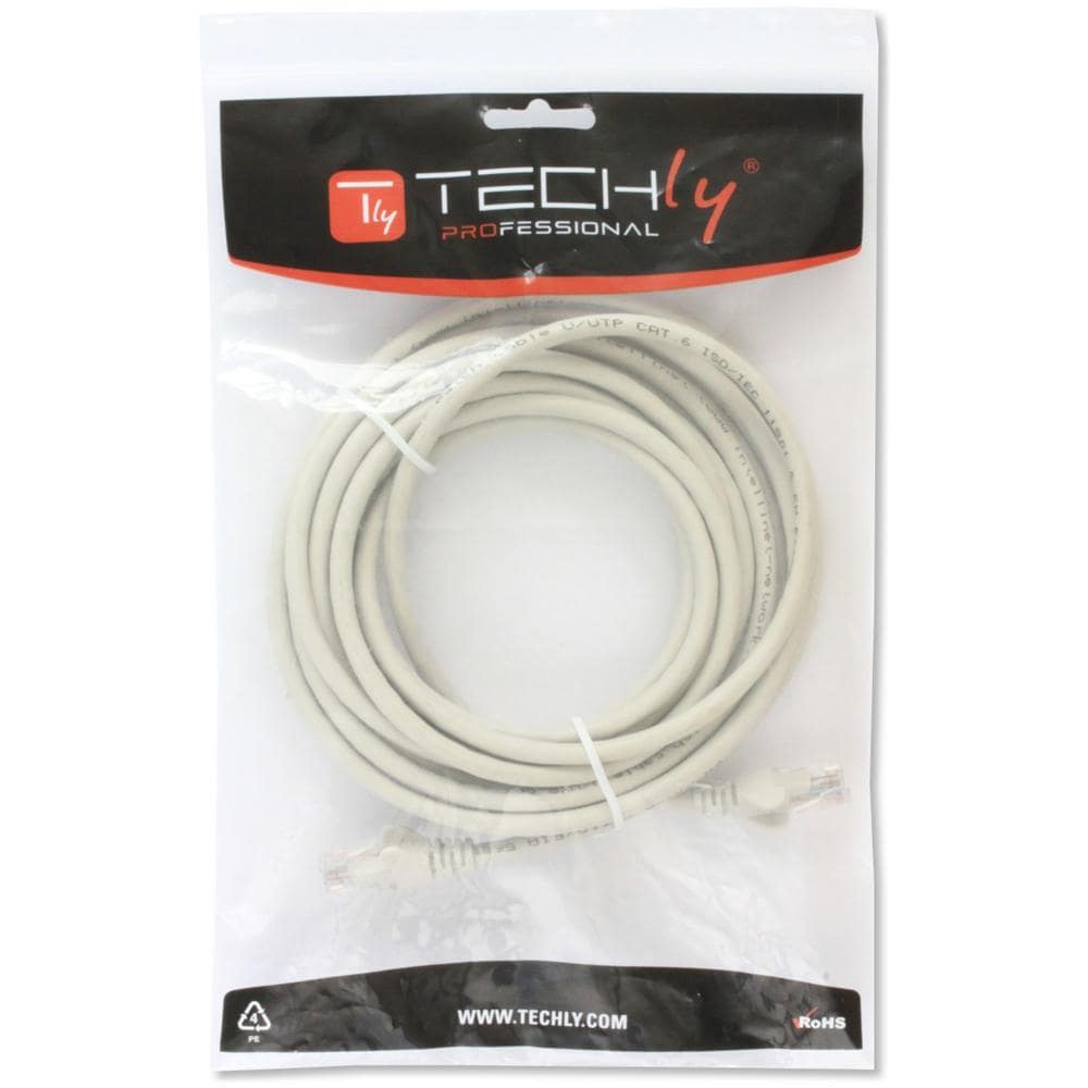 ICOC CCA6U-050-WHT - Cavo di rete Patch in CCA Cat. 6 Bianco UTP 5m - Foto 2