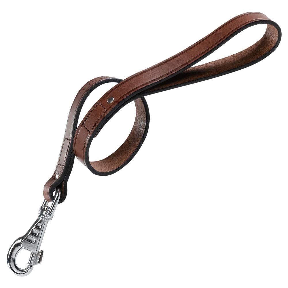 Guinzagio Vip Cuoio Di Toro Gm20/60 Marrone Scuro Ferplast - Foto 1