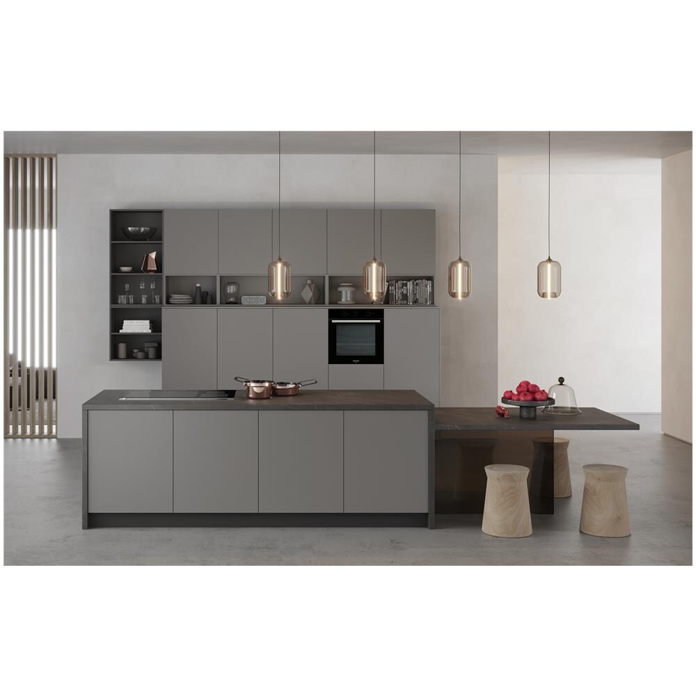 HOTPOINT - Forno Elettrico da Incasso FA2 530 H BL HA Capacità 66 L  Multifunzione Termoventilato Pulizia a Vapore Potenza 2750 W Colore Nero -  ePRICE