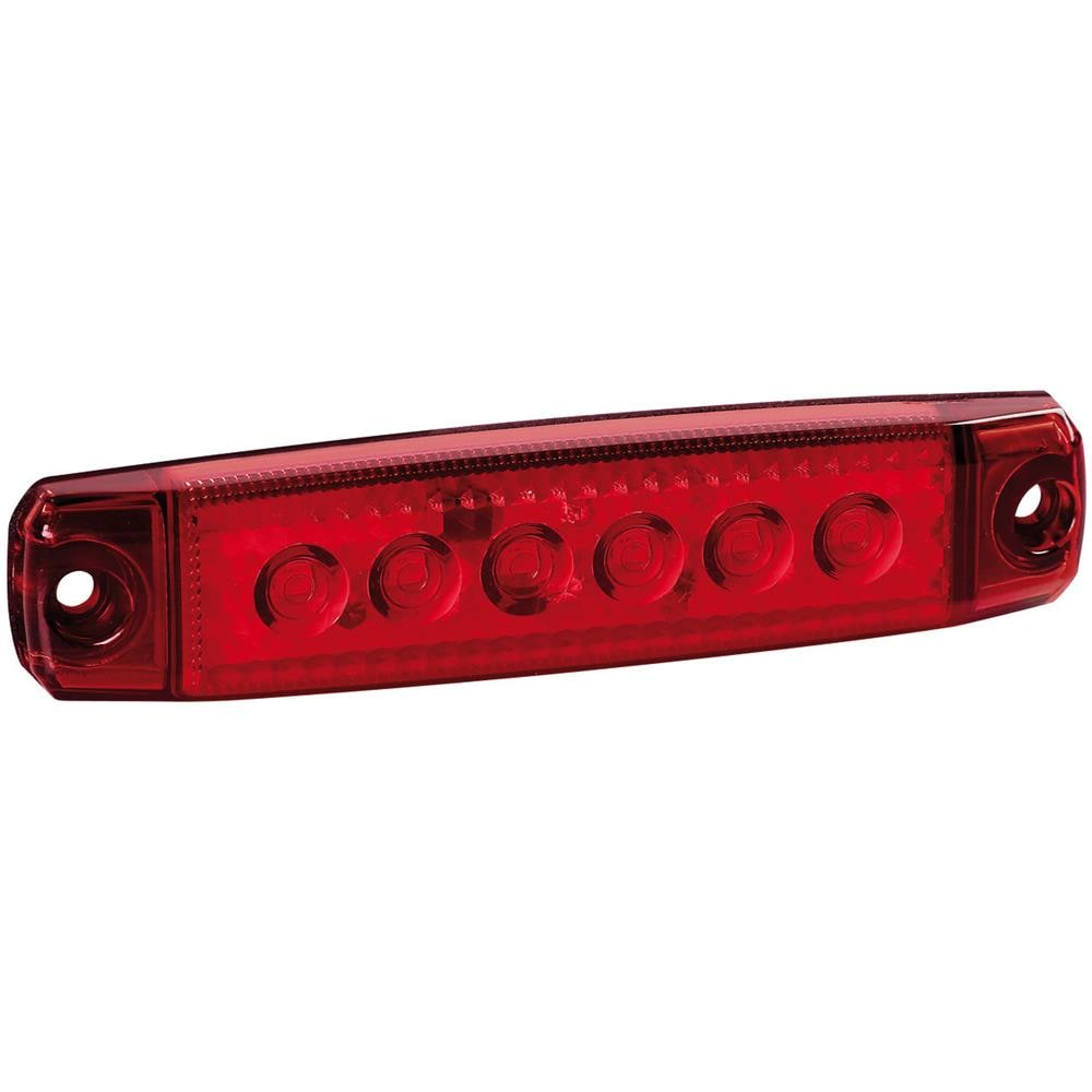 Luce Ingombro Rossa Piatta 6led 12/24v R-18 - Foto 6