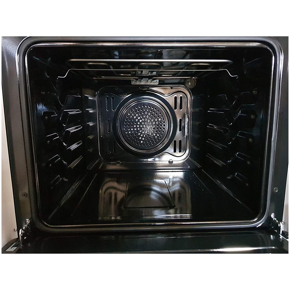 LAREL Cucina Elettrica 4 Fuochi a Gas Forno Elettrico Termoventilato Dimensioni 60 x 60 cm Colore Marrone RK11796