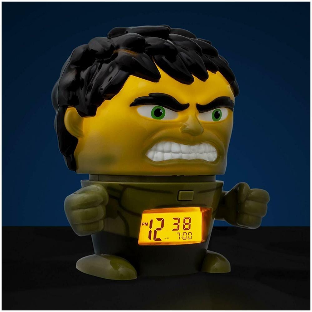 Sveglia E Luce Notturna Per Bambini Bulbbotz 2021739 Avengers Hulk - Foto 2