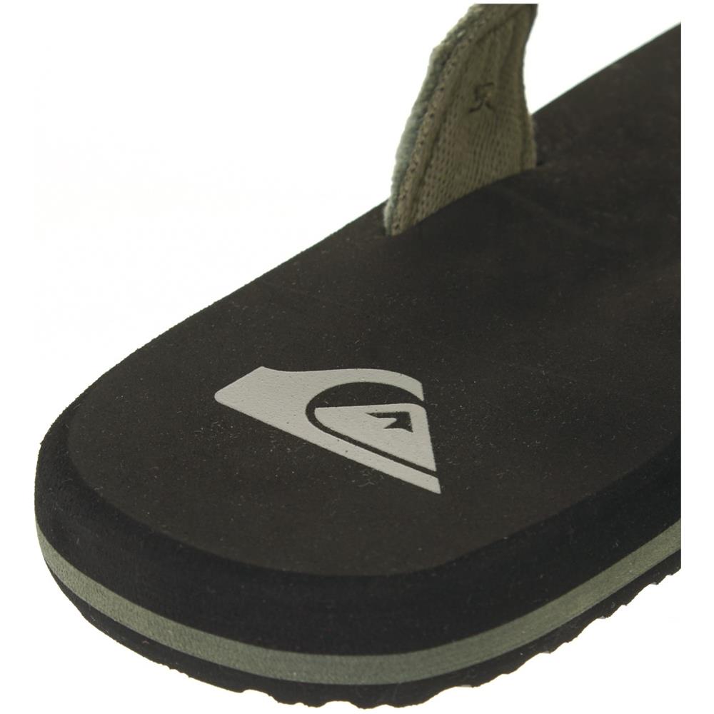 Infradito Quiksilver Monkey Abyss Verde Nero Marrone (eu 40 / Us 7, Nero)  - Foto 4