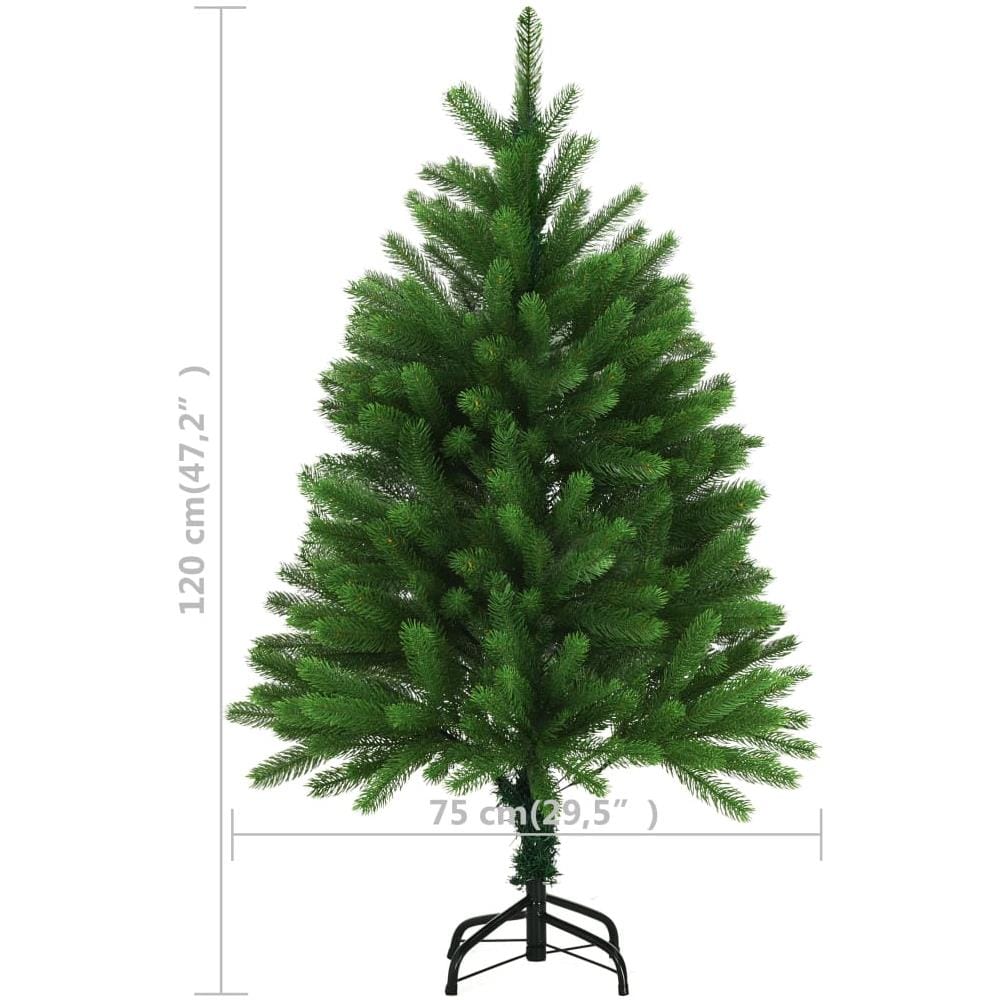 Albero di Natale Artificiale Realistico con Punte 120 cm Verde - Foto 14
