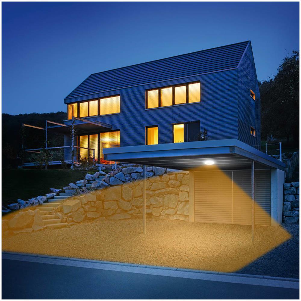 Plafoniera Con Sensore Dl Vario Quattro Led Ww Argento 035440 - Foto 2