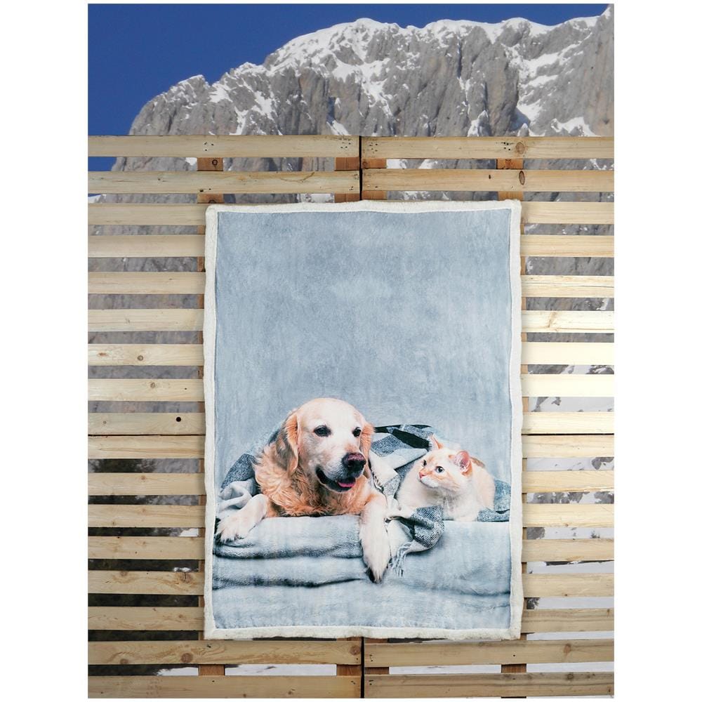 Serie Digital Coperta Plaid Di Pile Da Divano E Letto In Morbida E Calda Microfibra Con Stampa Digitale 130x160 Cm - Friends - Foto 1