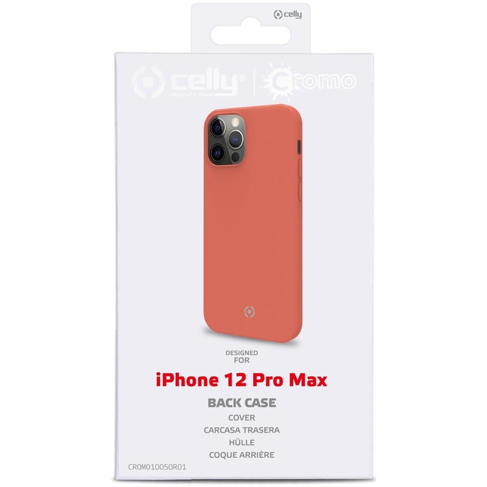 Cromo Custodia Per Cellulare 17 Cm (6.7'') Cover Arancione - Foto 2