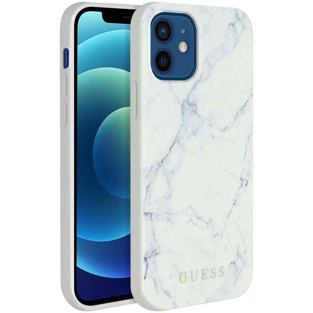 Cover Per Iphone 12 Mini Con Rivestimento Rigido Effetto Marmo Black - Foto 5