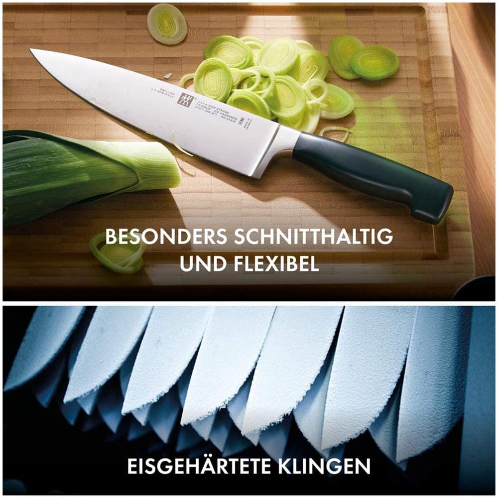 Vier Sterne Knife Block 7 pcs. black - Foto 5