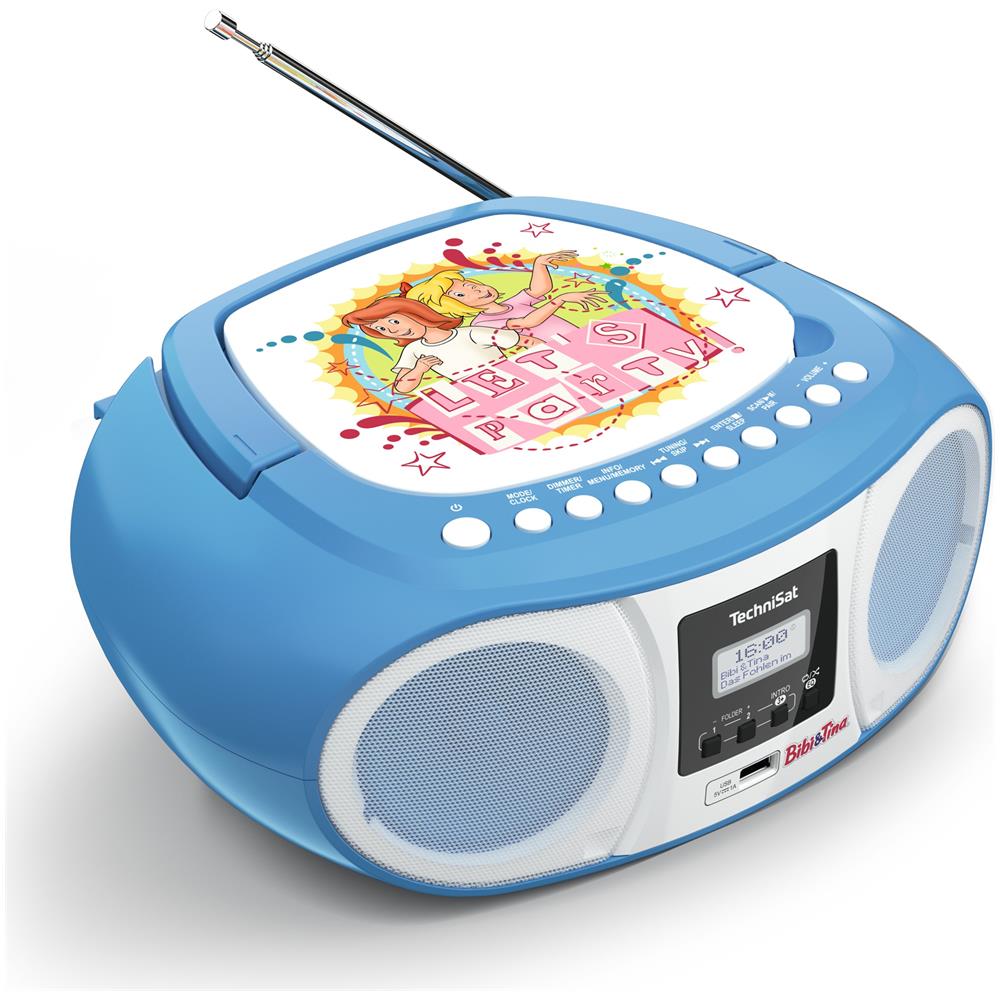 TechniSat DIGITRADIO 1990 Bibi & Tina Digitale 3 W DAB+, FM Blu Riproduzione MP3 - Foto 2