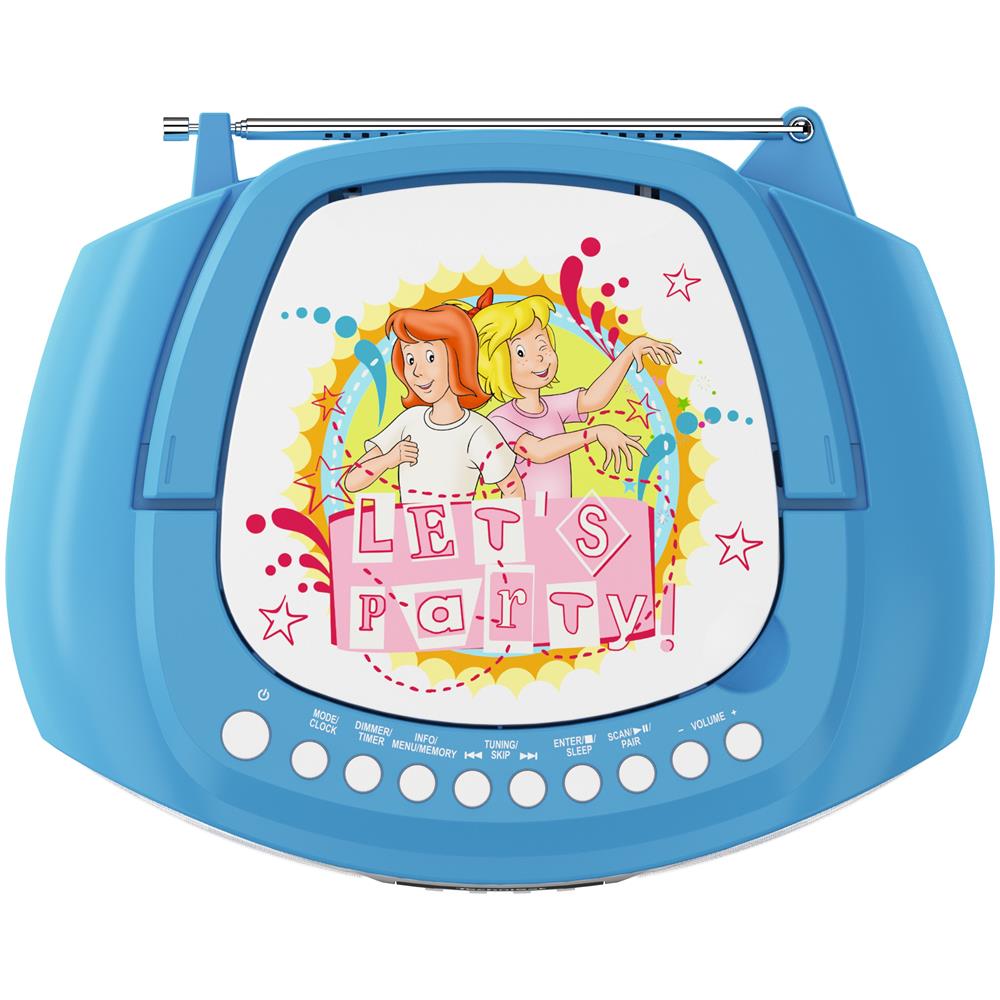 TechniSat DIGITRADIO 1990 Bibi & Tina Digitale 3 W DAB+, FM Blu Riproduzione MP3 - Foto 6