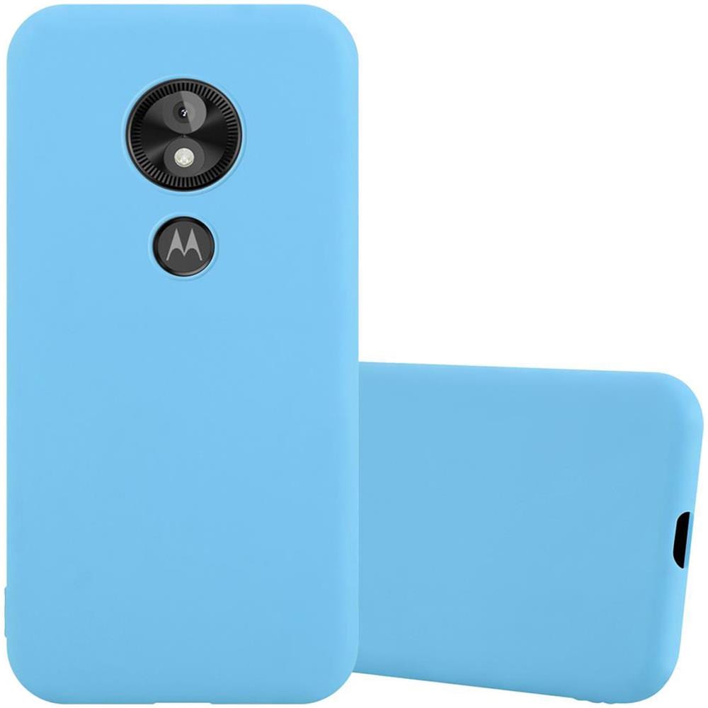 Custodia Compatibile Con Motorola Moto E5 Play In Candy Blu - Coperchio Protettivo In Silicone Tpu Flessibile - Foto 1