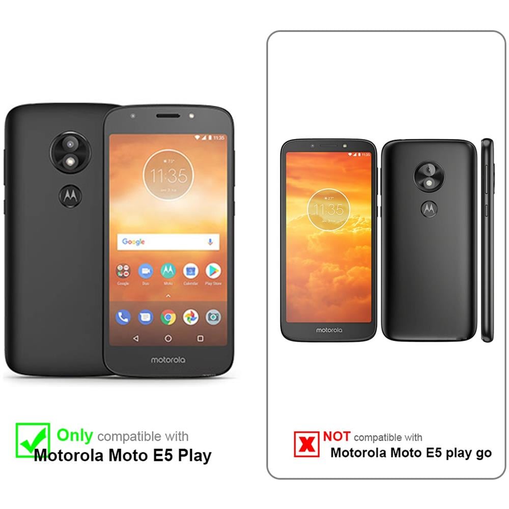 Custodia Compatibile Con Motorola Moto E5 Play In Candy Blu - Coperchio Protettivo In Silicone Tpu Flessibile - Foto 2