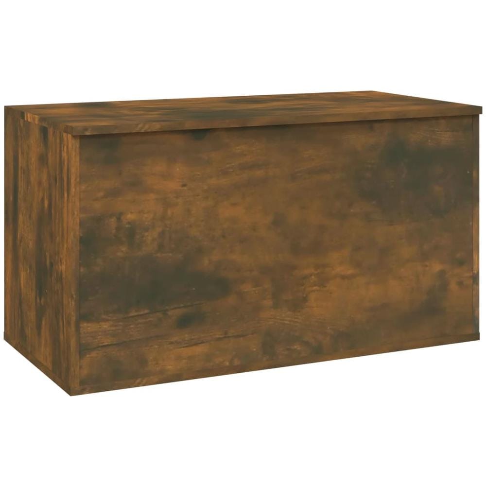Cassapanca Rovere Fumo 84x42x46 Cm In Legno Ingegnerizzato - Foto 2