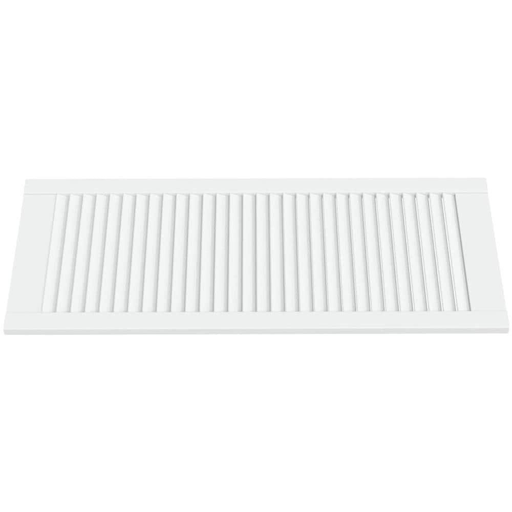 Anta con Design a Lamelle Bianca 99,3x39,4 cm in Legno di Pino - Foto 2