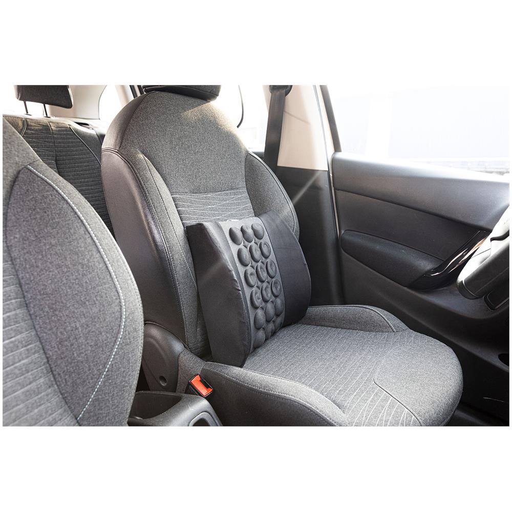 Cuscino Lombare Auto 34x35 Cm Universale Tessuto Morbido E Resistente - Foto 2