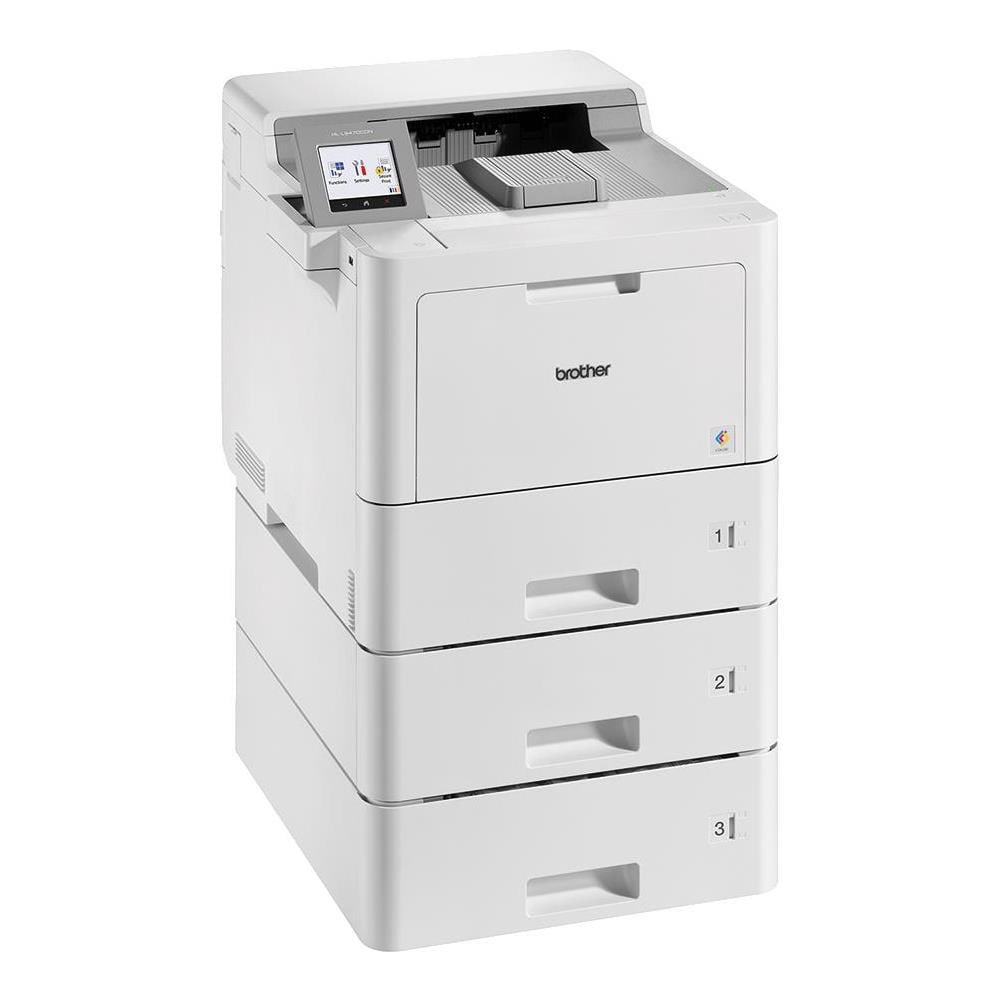 Stampante Laser a Colori HL-L9470CDNTT Risoluzione 2400 x 600 DPI Display LCD LAN / NFC / Wi-Fi / USB Colore Bianco - Foto 2