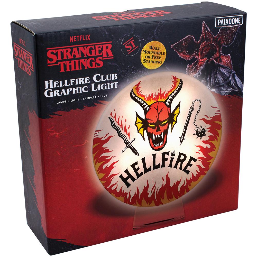 Stranger Things Lampada Hellfire Club Logo 20 cm - Foto 5