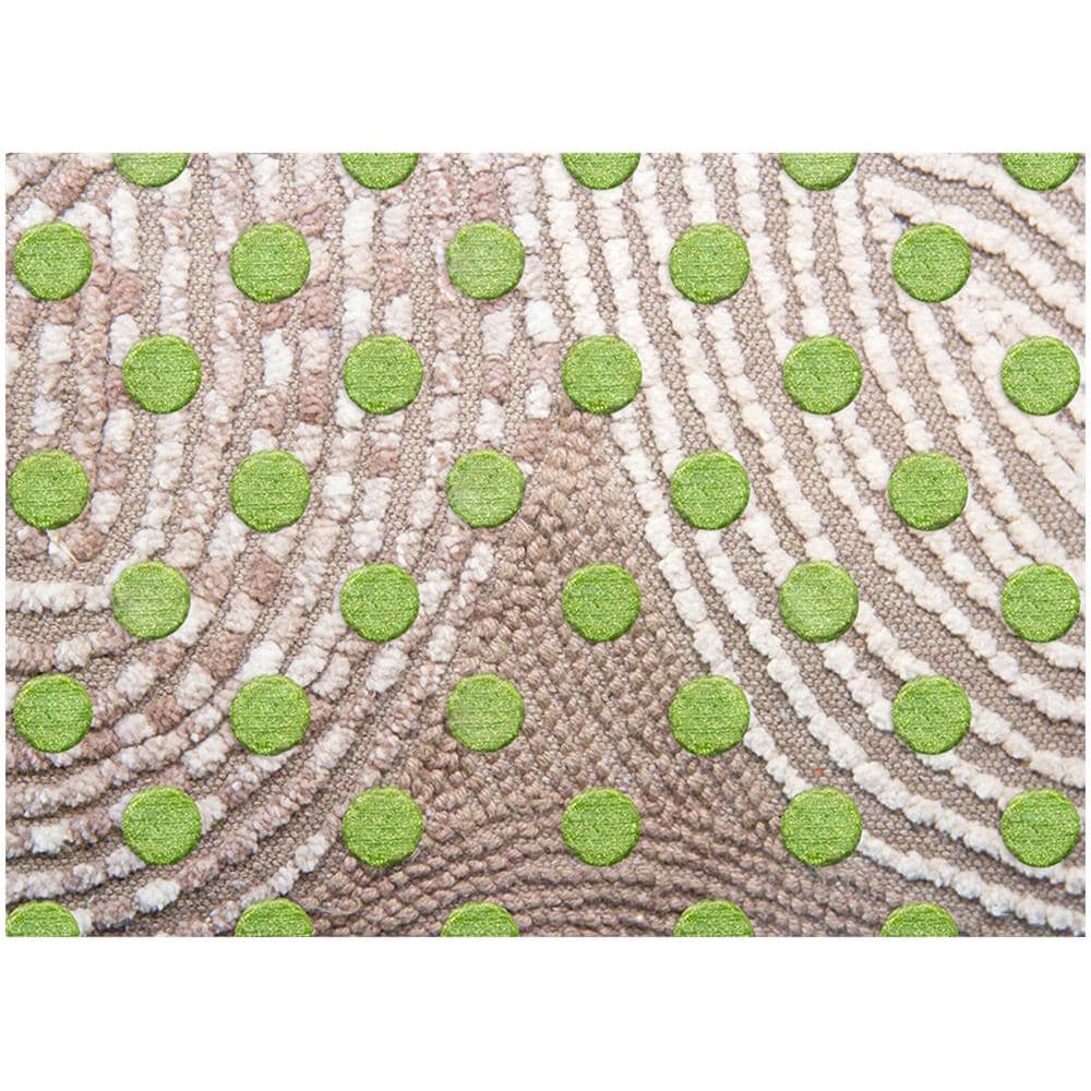 Tappeto A Fiore Casa Bagno Cotone Spugna Morbida Antiscivolo Flower Grigio - Foto 2