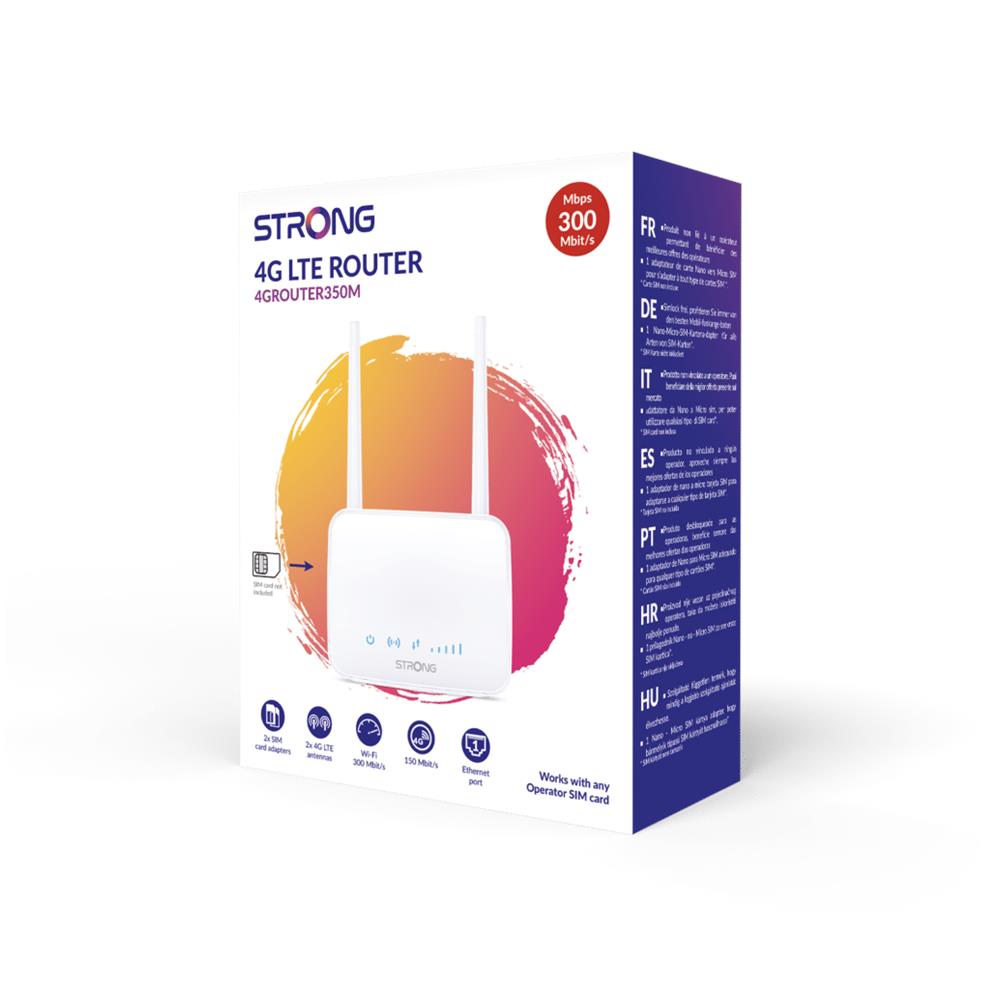 Router Wireless 4G LTE 350M Banda Singola 300 Mbps 1x Gigabit Ethernet Colore Bianco - Foto 5