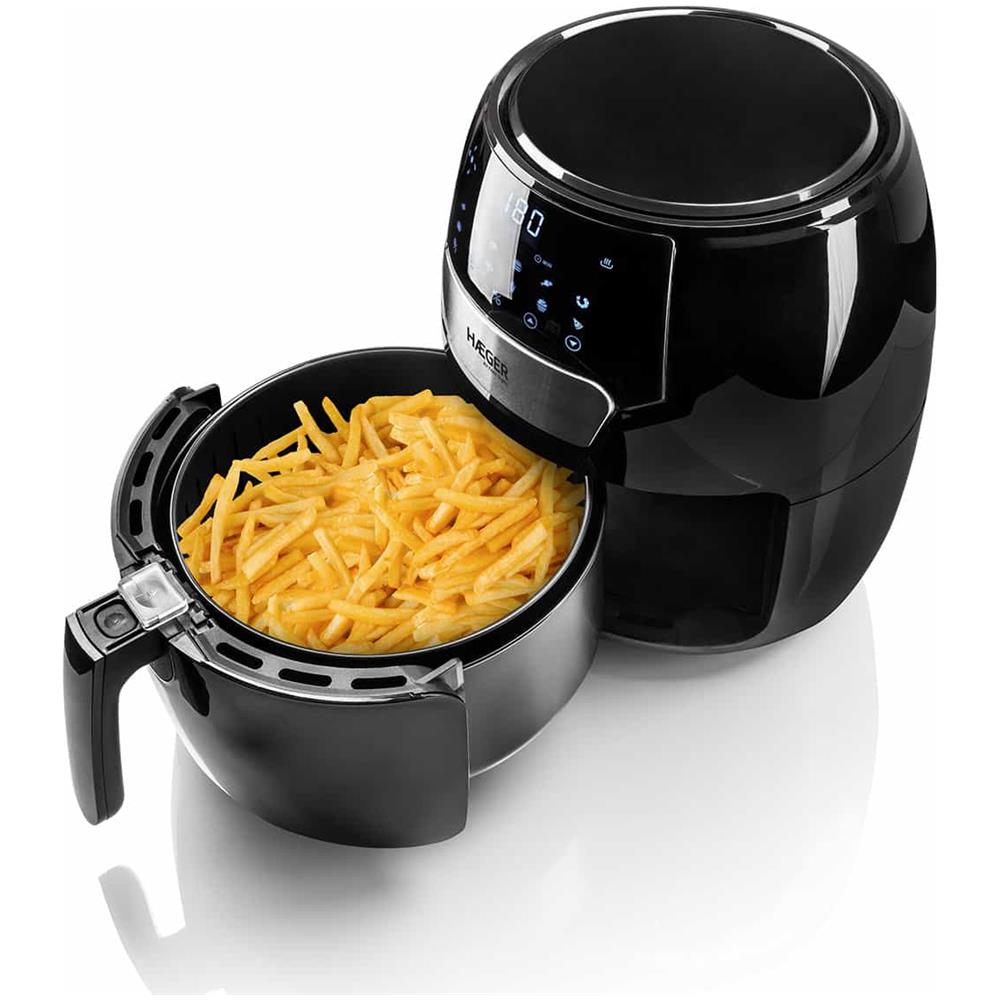 Friggitrice ad Aria Haeger Air Feast Digital AF-D37.003A Capacità 4.2 Litri 1500 Watt Colore Nero - Foto 3