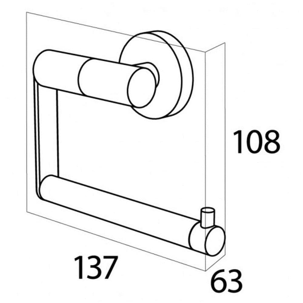 Porta Carta Igienica Boston Argento 309030946 - Foto 8