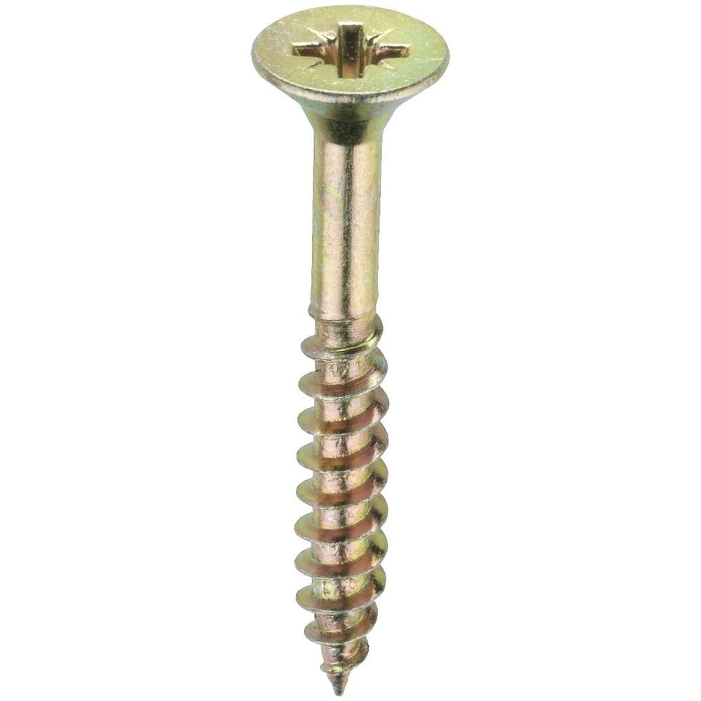B30114 - Vite Per Truciolari, Con Inserto Pozidriv, Venduta In Secchiello Da 100 Pezzi, 6 X 80 Mm, Zincato - Foto 1