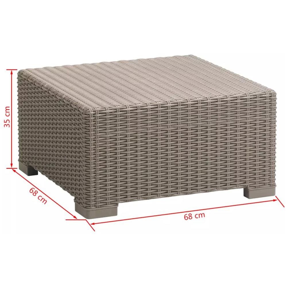 Keter Tavolo per Esterni California Cappuccino 198074 - Foto 3