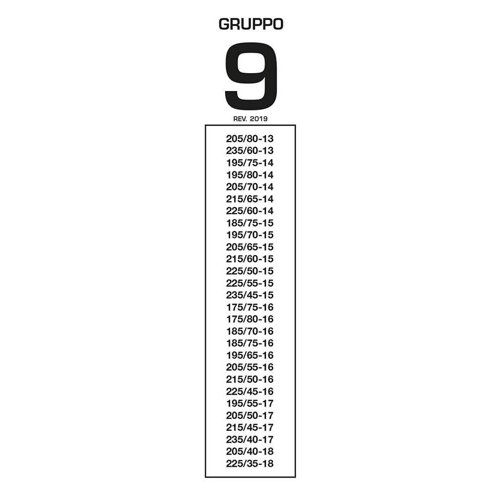 Catene Neve Grip Tech 9 Mm Gruppo 9 - Foto 1