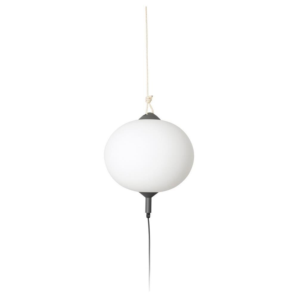 Lampadario Globo Bianco, E27, Ip65 - Foto 1