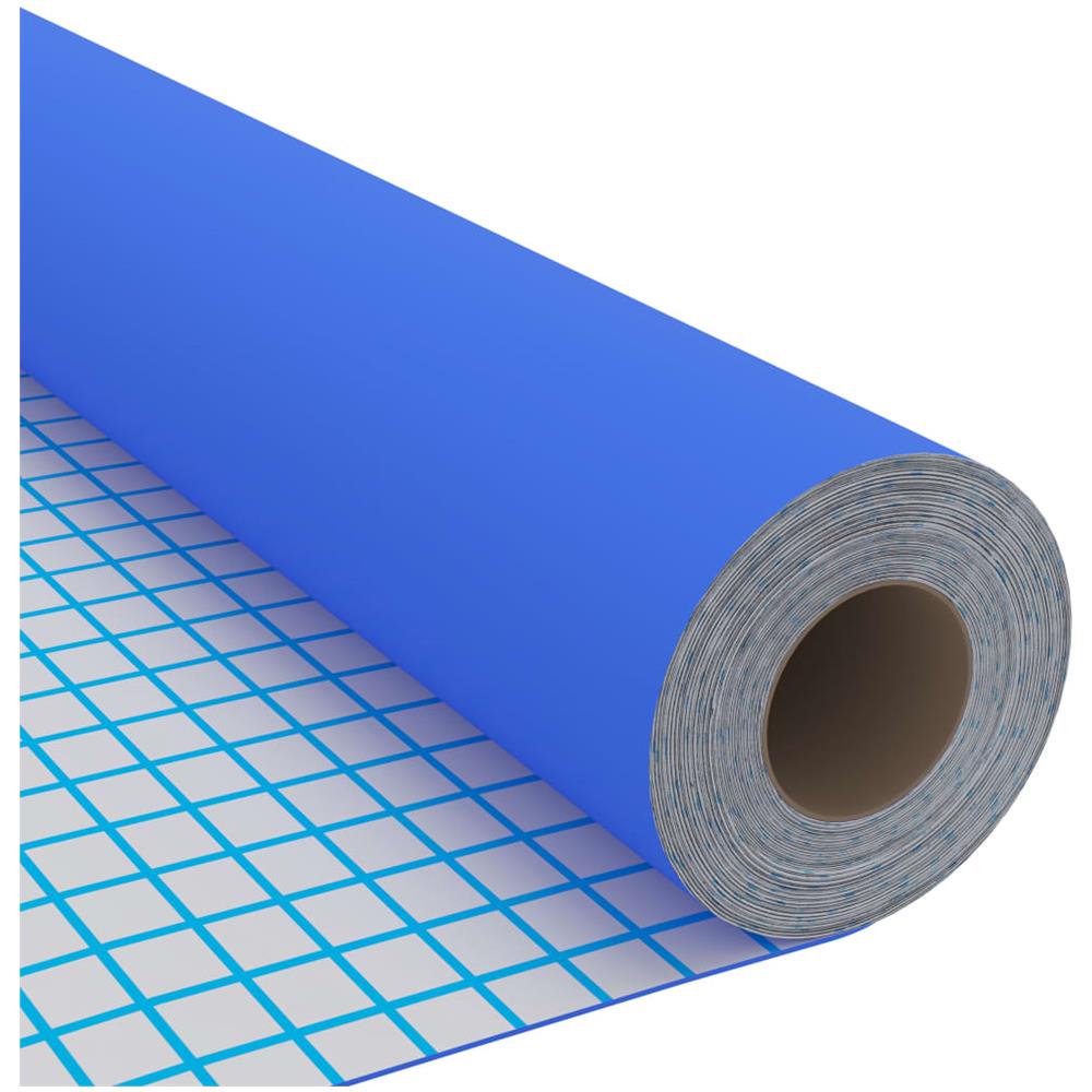 Pellicola Autoadesiva Per Mobili Blu Lucido 500x90 Cm In Pvc - Foto 3