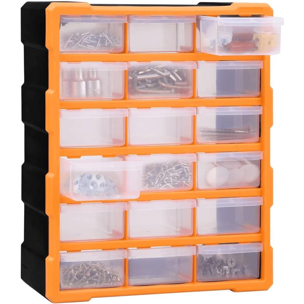 Mobile Contenitore con 18 Cassetti Medi 38x16x47 cm - Foto 3