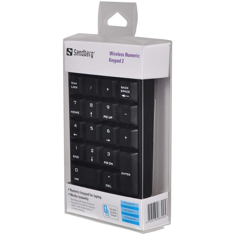 Wireless Numeric Keypad 2 Nero - Foto 2