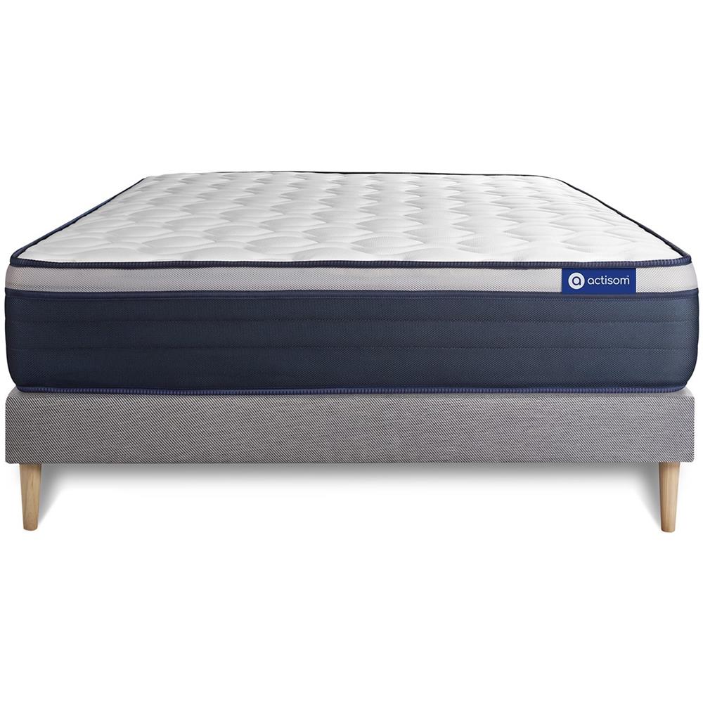 Kit Rete E Materasso Matrimoniale Actilatex Max 160x220cm - Spessore : 26cm - Lattice E Memory Foam - Rigido - Foto 1