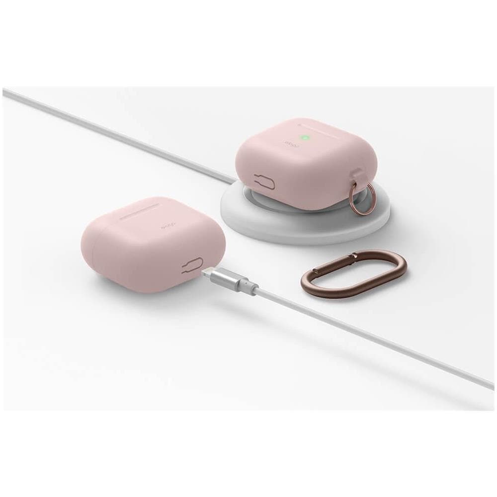 Custodia In Silicone Per Airpods 3 Rosa Sabbia - Foto 2