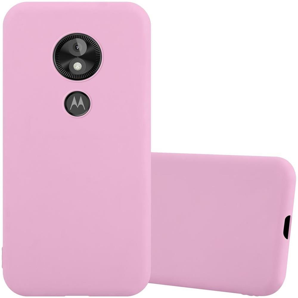 Custodia Compatibile Con Motorola Moto E5 Play In Candy Rosa - Coperchio Protettivo In Silicone Tpu Flessibile - Foto 1