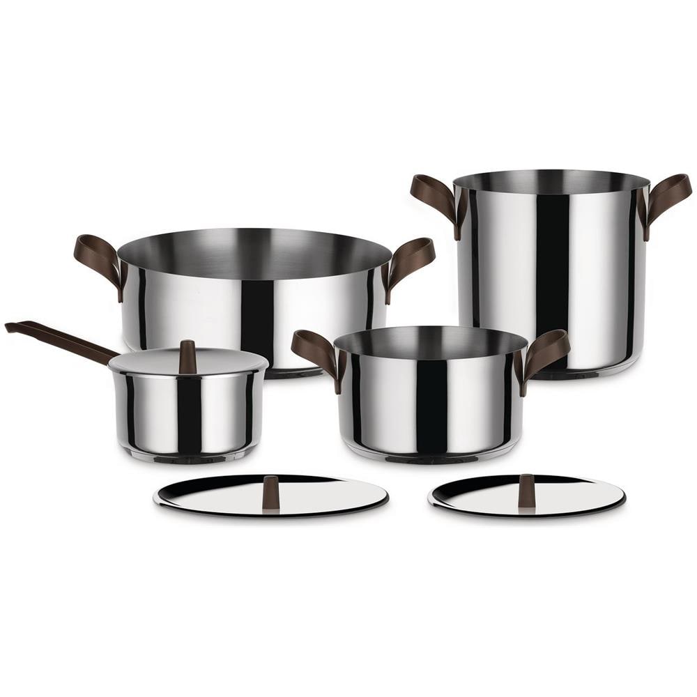 Set Di Pentole Edo Con Pentola, 3 Casseruole Differenti, 3 Coperchi - Foto 1