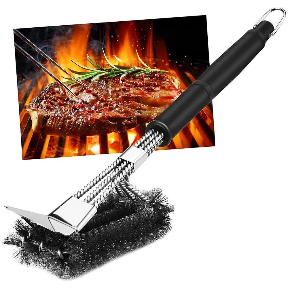 Spazzola Per Griglie Barbecue - In Acciaio Inox Per Pulizia Profonda - Foto 4