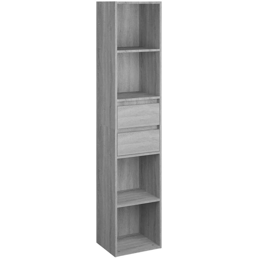 Libreria Grigio Sonoma 36x30x171 Cm In Legno Multistrato - Foto 2