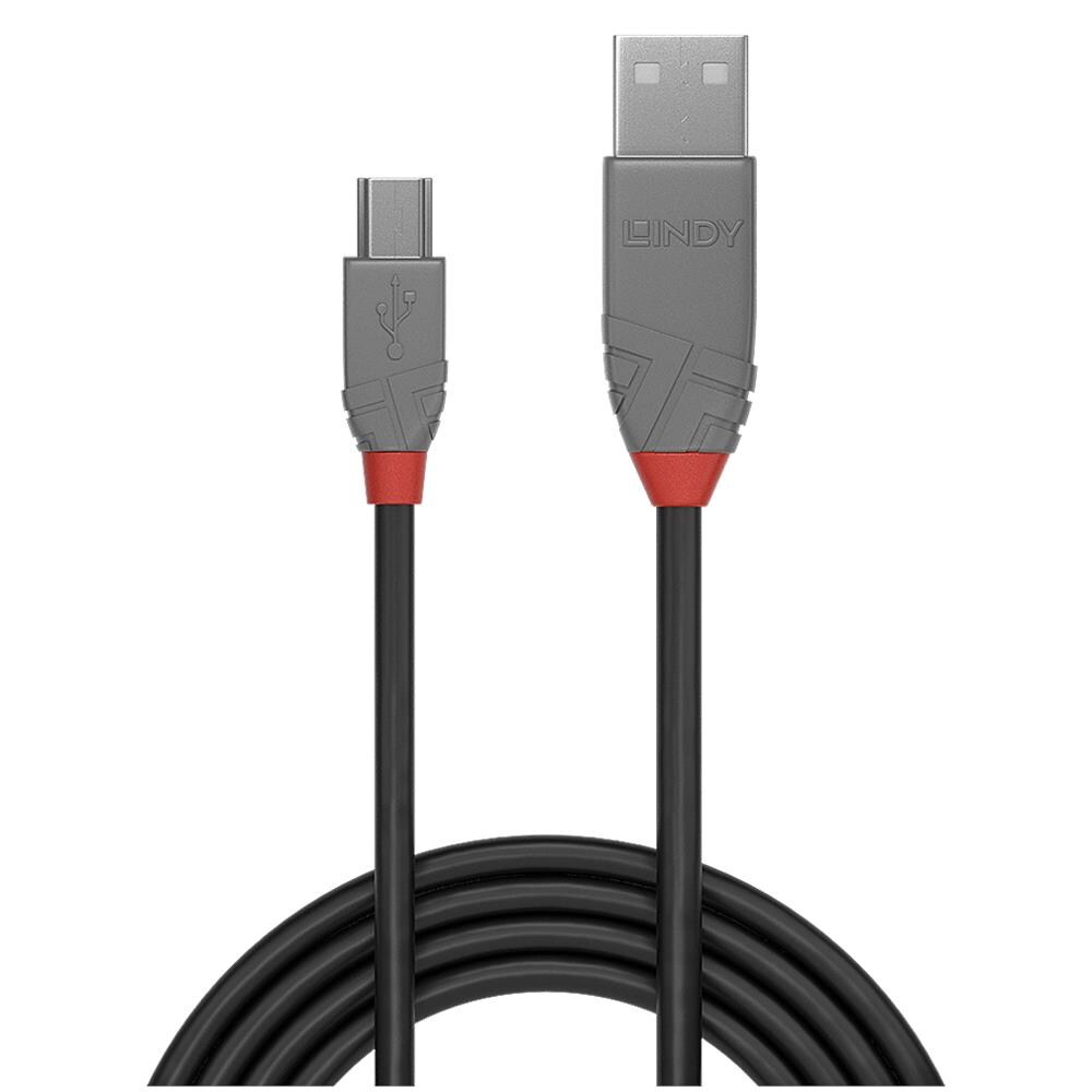 3M USB 2.0 KABEL A /MINI-B, ANTHRA - Foto 2