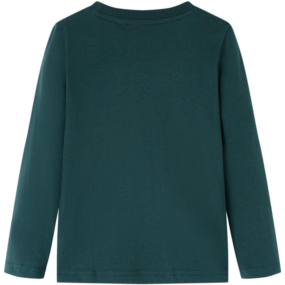 Maglietta Da Bambino A Maniche Lunghe Stampa Winner Verde Scuro 92 - Foto 2