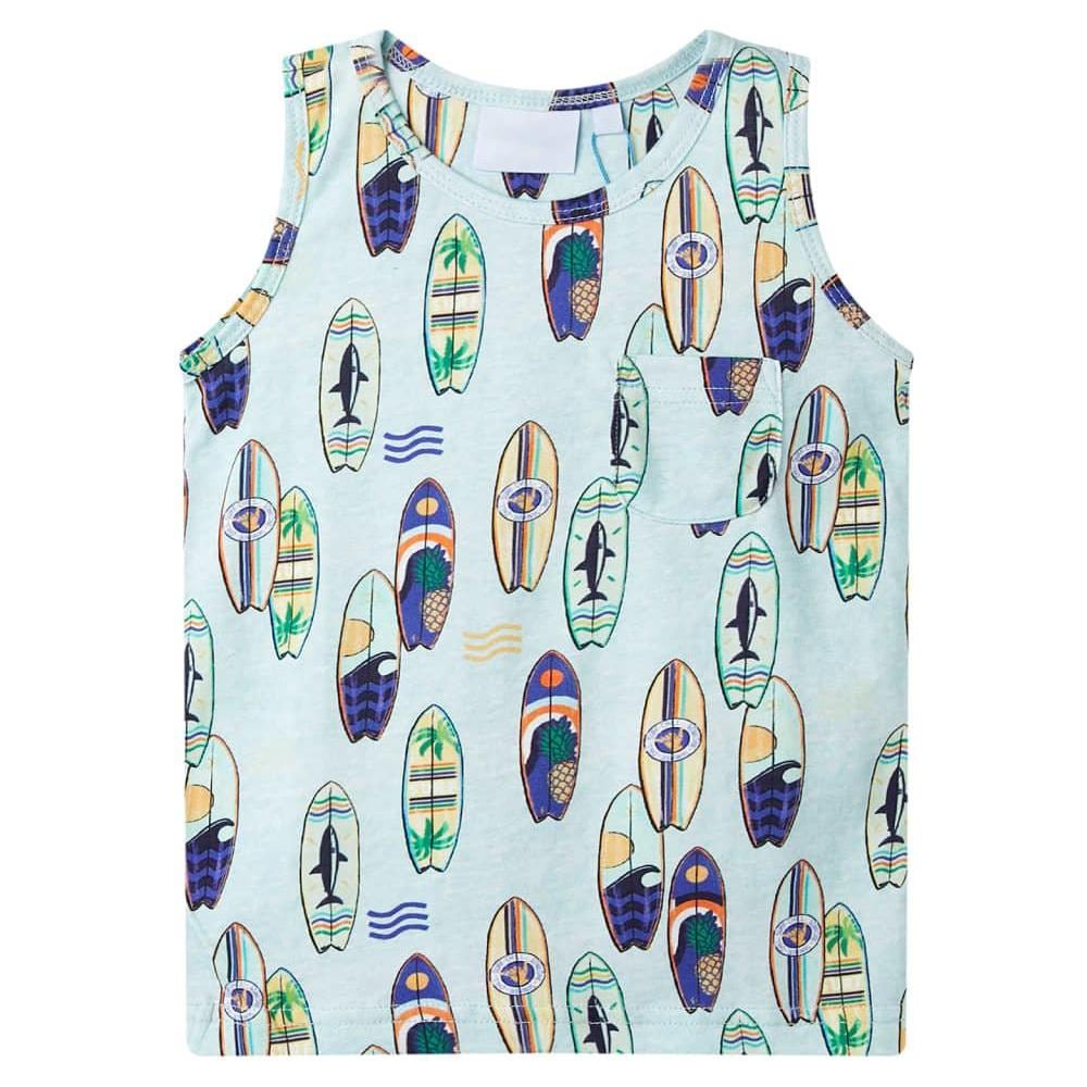 Canotta da Bambino Blu Tenue Mélange 140 - Foto 1