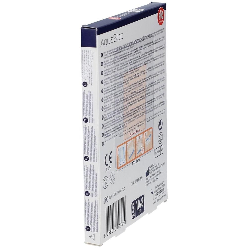 Cerotto Pic Aquabloc CM10X8 Antibatterico 5 Pezzi - Foto 1