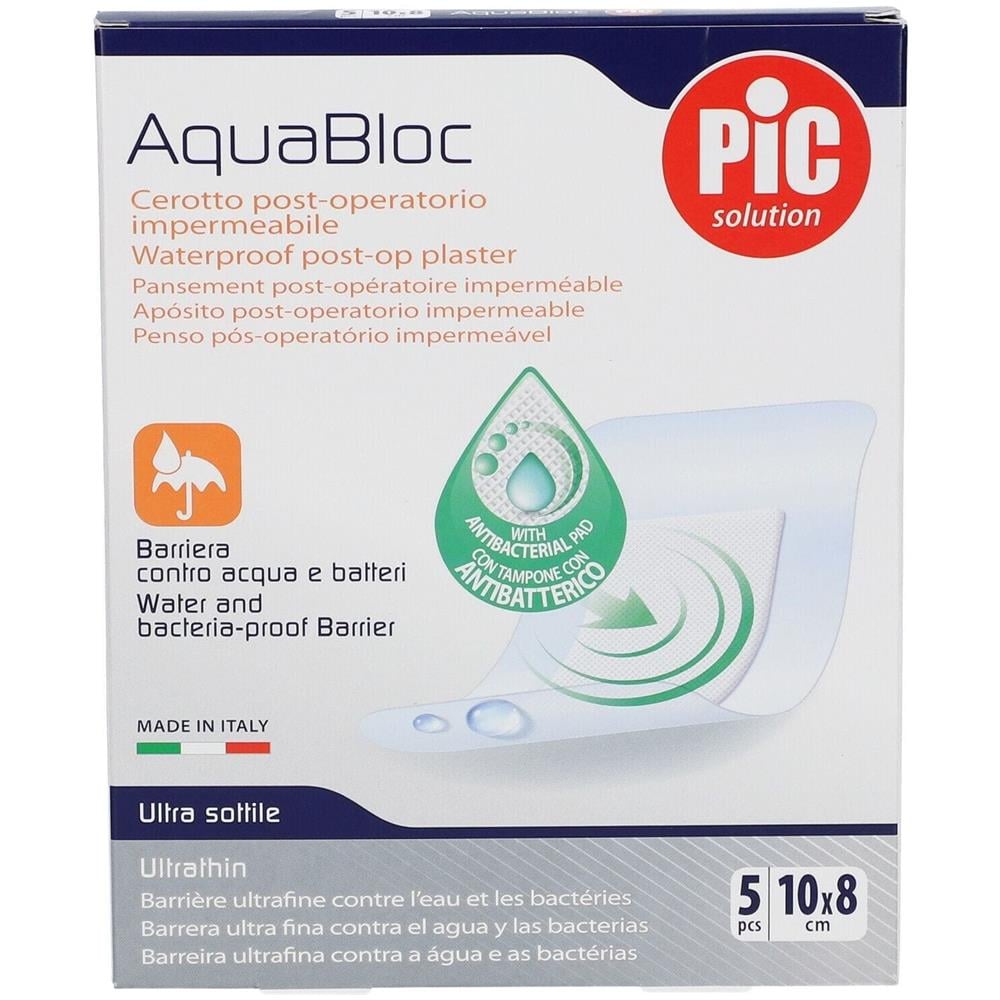 Cerotto Pic Aquabloc CM10X8 Antibatterico 5 Pezzi - Foto 2