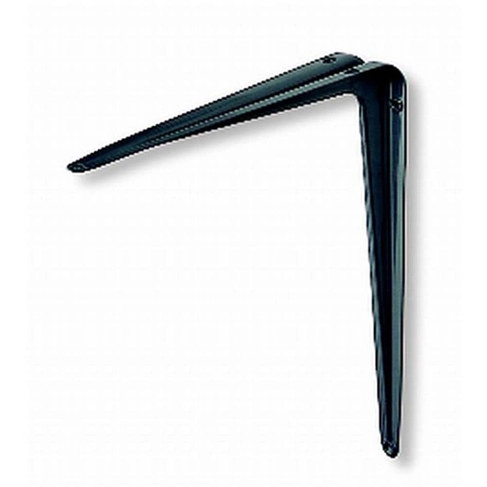 2 Mensole Nervate, Lamiera Acciaio Verniciato, Bianco 10x12,5xh. 3,5 Cm - Foto 1