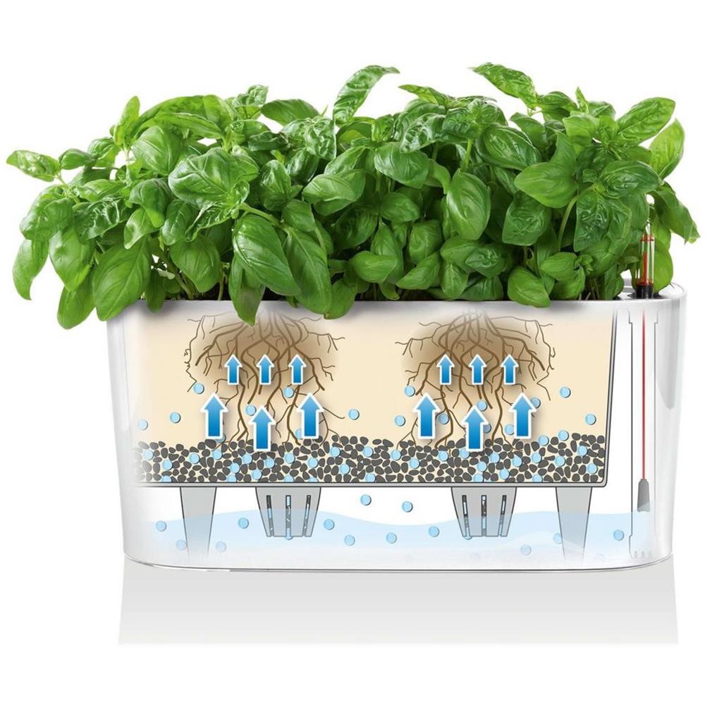 Fioriera Da Tavolo Delta 20 All-in-one Bianco Lucido 15560 - Foto 2